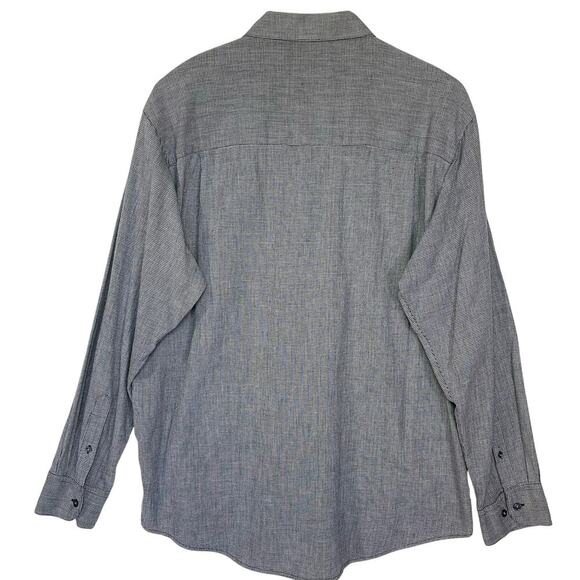 YVES SAINT LAURENT Pour Homme Vintage Men’s Black White Checked Shirt - Picture 6 of 6